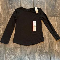 New Kids XS Black Long Sleeve 4-5