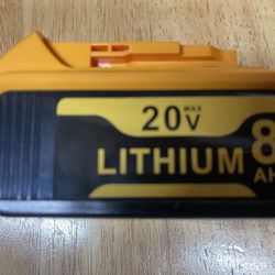 8Ah Aftermarket Battery Compatible With Dewalt Tools
