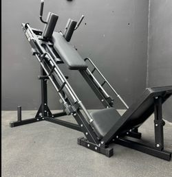 NEW EXERCISE GYM LEG PRESS HACK SQUAT MACHINE - FREE DELIVERY