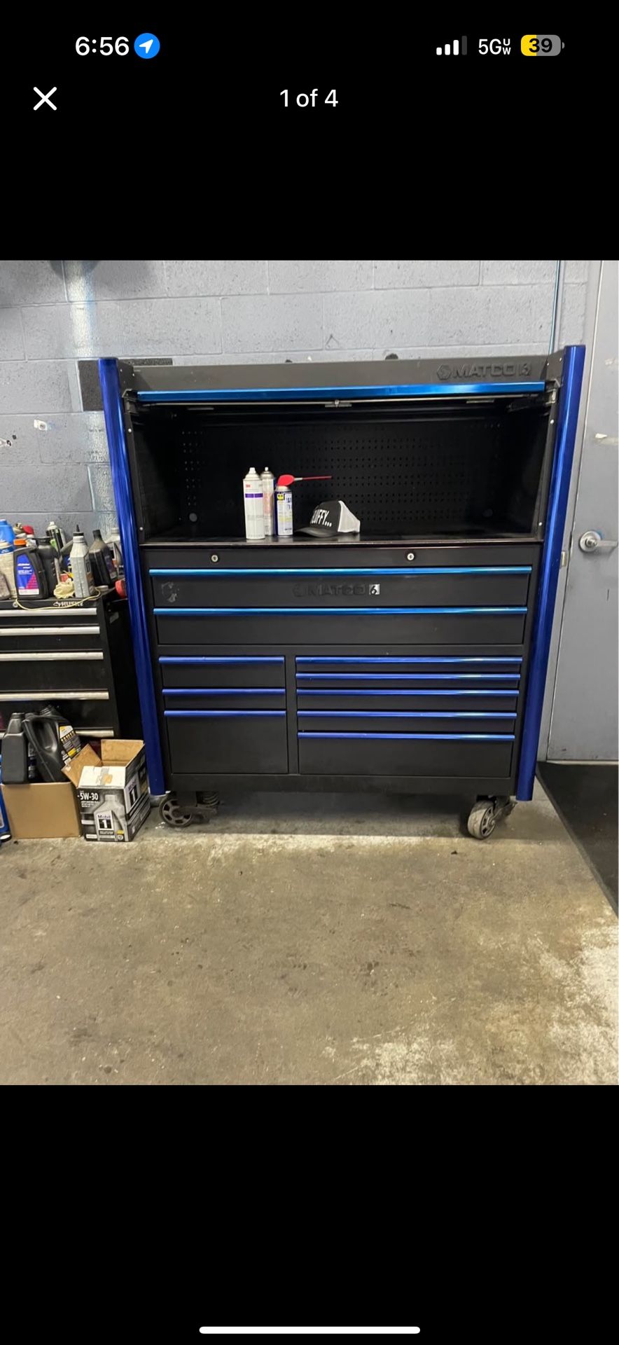 Matco Tool Box For Sale With Hutch 