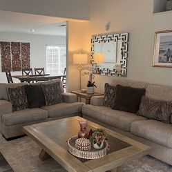 2 Couches , 1 End Table , Coffee Table 