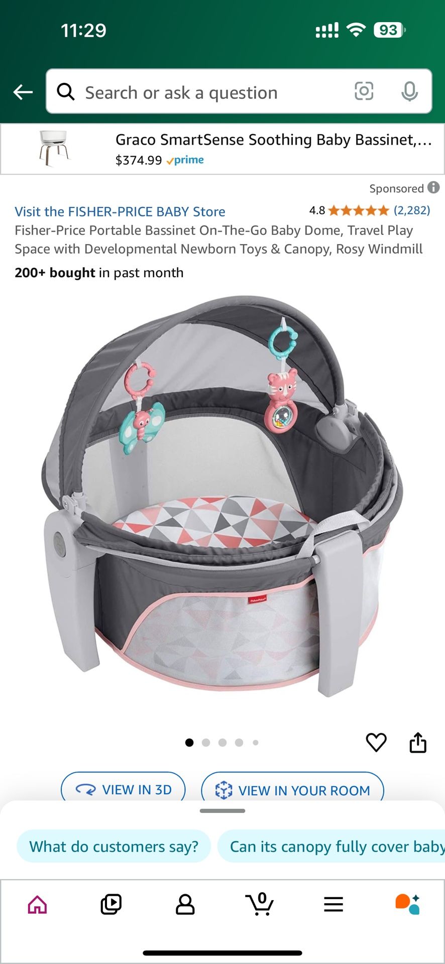 Fisher-Price Portable Bassinet