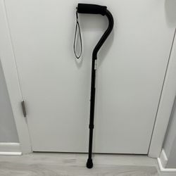 Black Adjustable Walking Cane