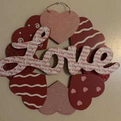 Valentine’s love heart wall Decor