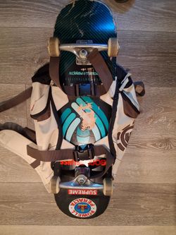 Elements skateboard backpack and skateboard (make an offer)