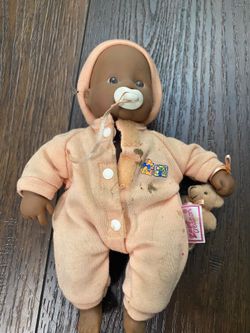 Mini Chou Chou Baby Doll Zapf Creation Vintage African American 8”