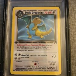 Dark Dragonite 1st Edition PSA 10 