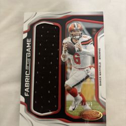 2019 Panini Certified Fabric Of The Game Baker Mayfield/299