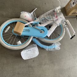 Costway 20" Kids Bike with Height Adjustable Handlebar & Seat Hand Brake & Coaster Brake Blue