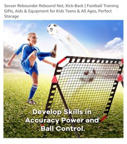 Soccer rebounder net