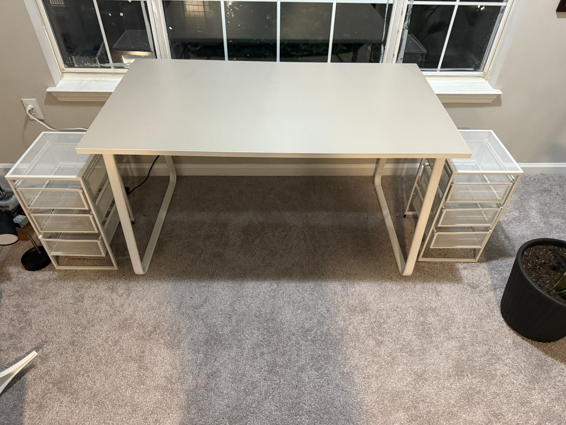 Crème Office Desk