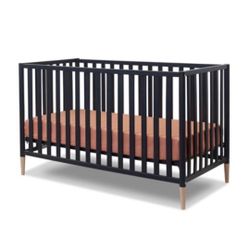 Sorelle Furniture Mia 3-in-1 Convertible Crib, Baby Crib to Toddler Bed,