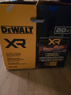 DEWALT XR 20V MAX MITER SAW OPEN BOX 📦