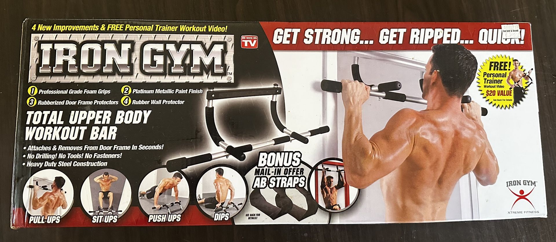 Iron Gym Total Upper Body Workout Bar