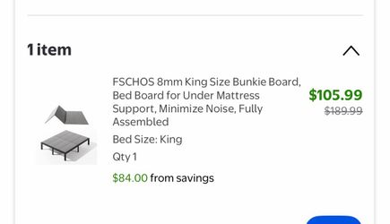 King size bunk board