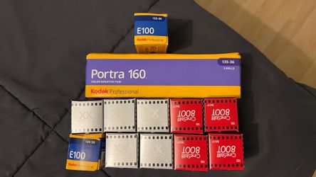 16 rolls of 35mm film