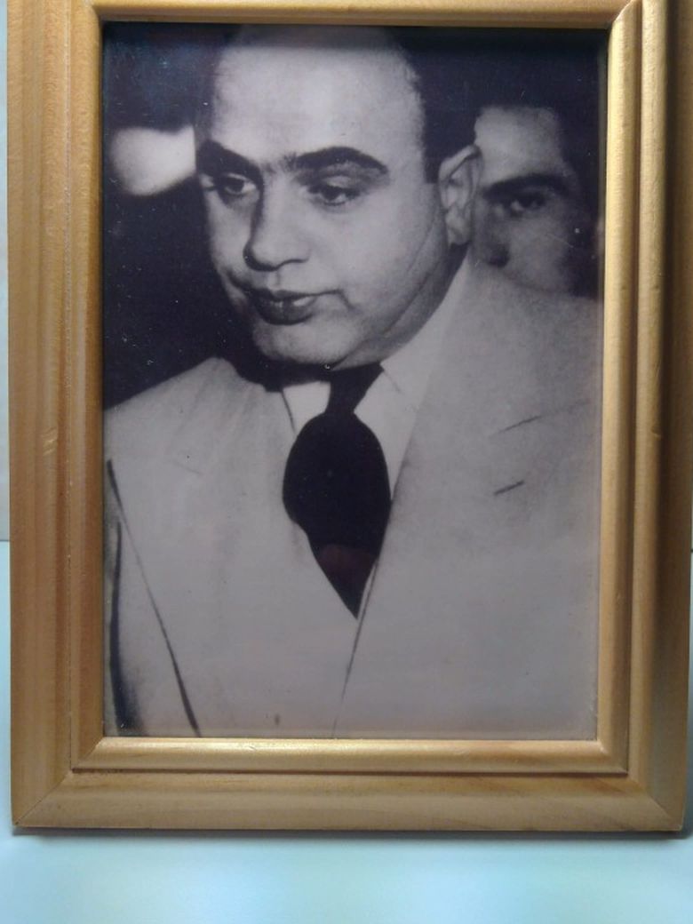 Vintage Black & White Alphonse Capone Picture