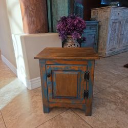 Rustic Southwest Style Side Table