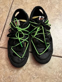 Nike Off-White Blazer Low Black Green Sneakers