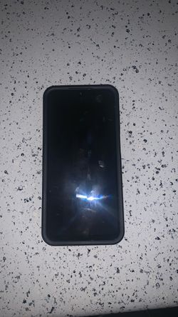 Smartphone in Black Protective Case