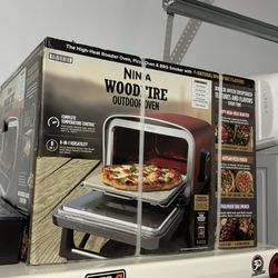 Ninja 8in1 WoodFire Outdoor Oven Terracotta Red