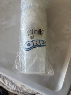 Set of six brand new Oreo drinking cups