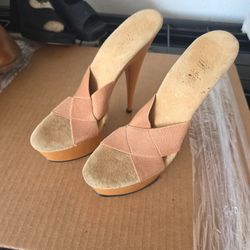 Womens Slip On Heels