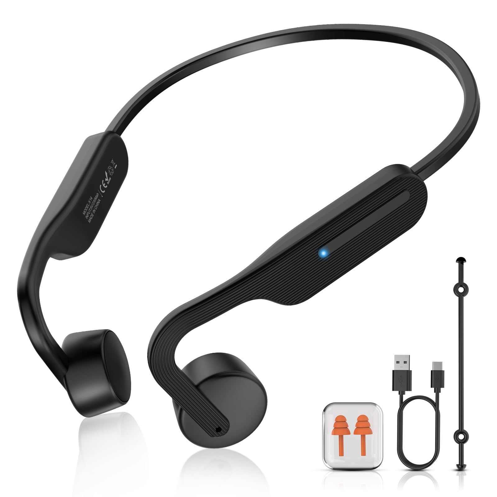 Bone Conduction Headphones Wireless Headphones Bluetooth 5.3 Open Ear Headphones 10H Playtime Sports