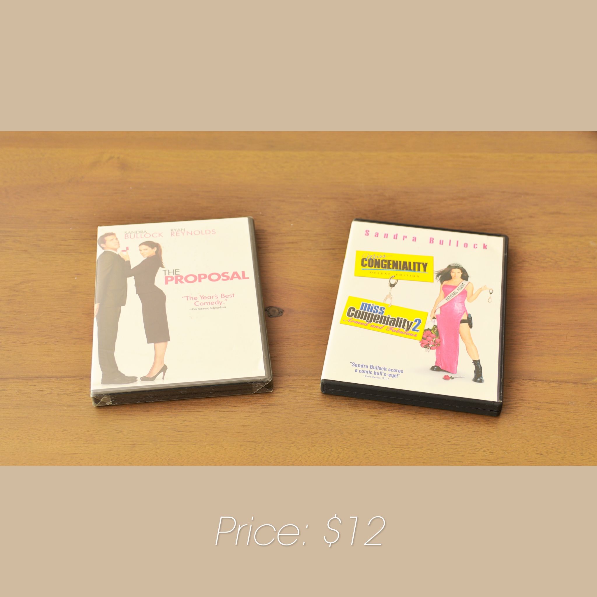 THREE Sandra Bullock DVDs!!!