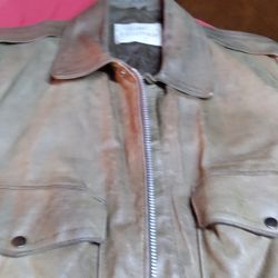 Gino Boomer Jacket  Tan  Size 38 