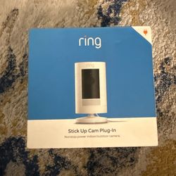 RING Stick Up Cam Plug-In, 1080p HD, Indoor / Outdoor - New & Sealed