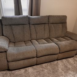 Reclining Three Seat Sofa