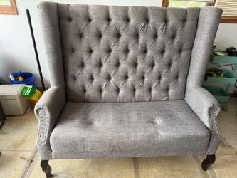 High back chair