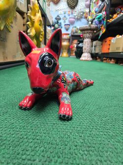 Perritos hechados decoracion talavera ($65 ) cada uno 12031irestone Blvd Norwalk CA