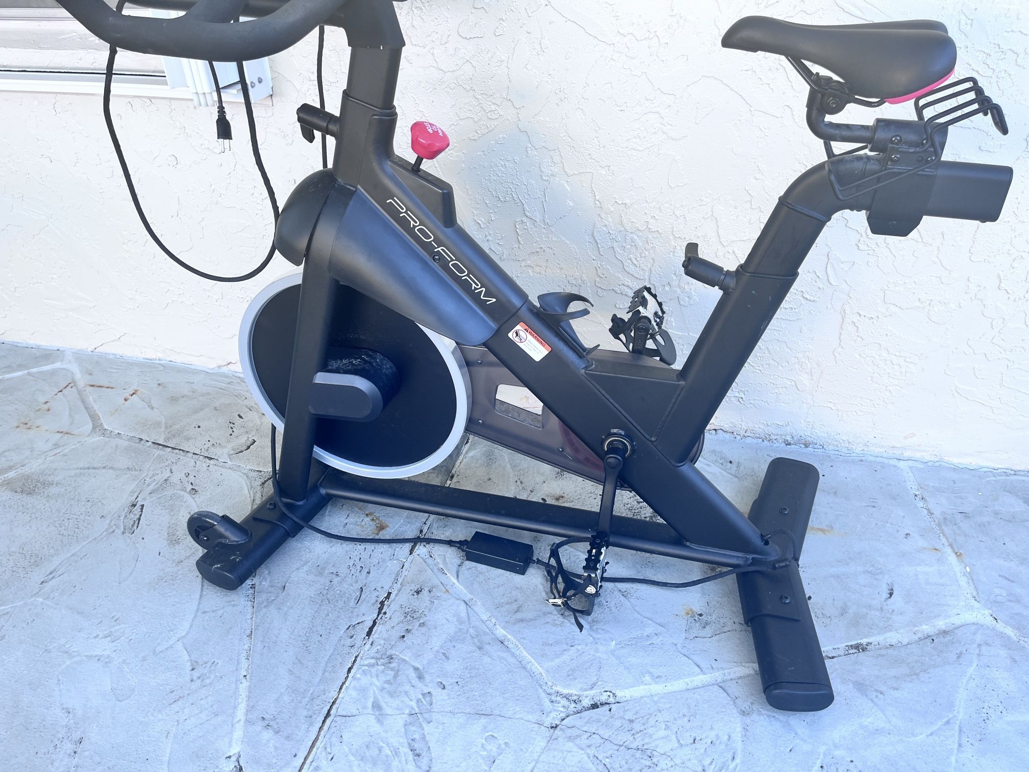 exercise bike with tv