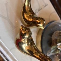 Birds Decorative Gold 