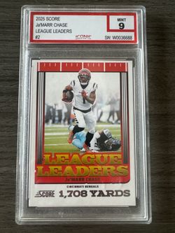 Ja’Marr Chase Mint 9 Slab