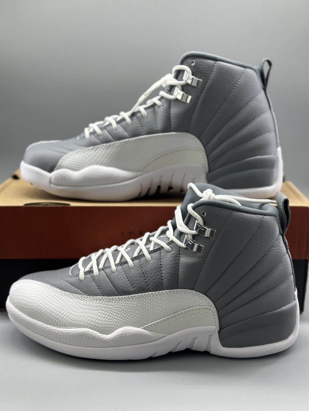 Gray Jordan 12