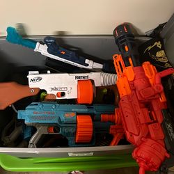 Nerf/ X-Shot Guns And Bullets