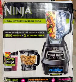 Ninja 1500W Blender & Food Processor Combo - Brand New / Open Box