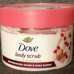 Dove Body Scrub Pomegranate Seeds & Shea Butter New 