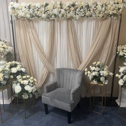 Backdrop / Centerpieces/ Sweetheart Table…