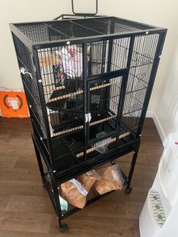 Flight bird cage