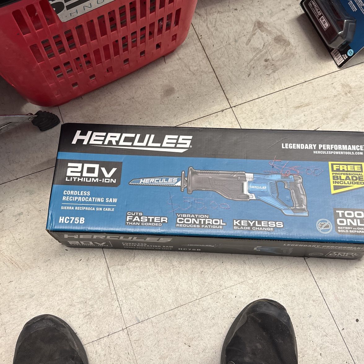 20 V Hercules Cordless Reciprocating Saw NEW for Sale in Hemet, CA OfferUp