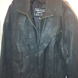Serge Platini Essentials, Leather, Black, XXL