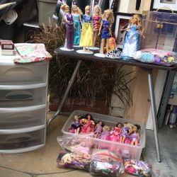 Collectible Barbies And Other Items 