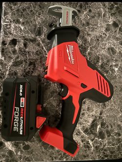 Milwaukee M18 18V Lithium Ion Cordless Hackzall Reciprocating Saw with battery