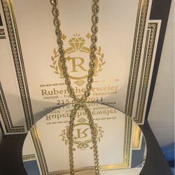 10k Gucci Style Gold Chain 