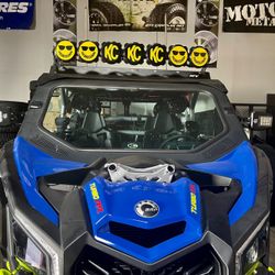 KC Pro6 Gravity Light  Bar System Combo Beam - for 17-24 Can-Am Maverick X3 (INSTALL)