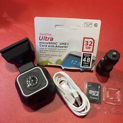YADA Roadcam PLUS WiFi 1080p Dash Cam with app control +32 GB memory  